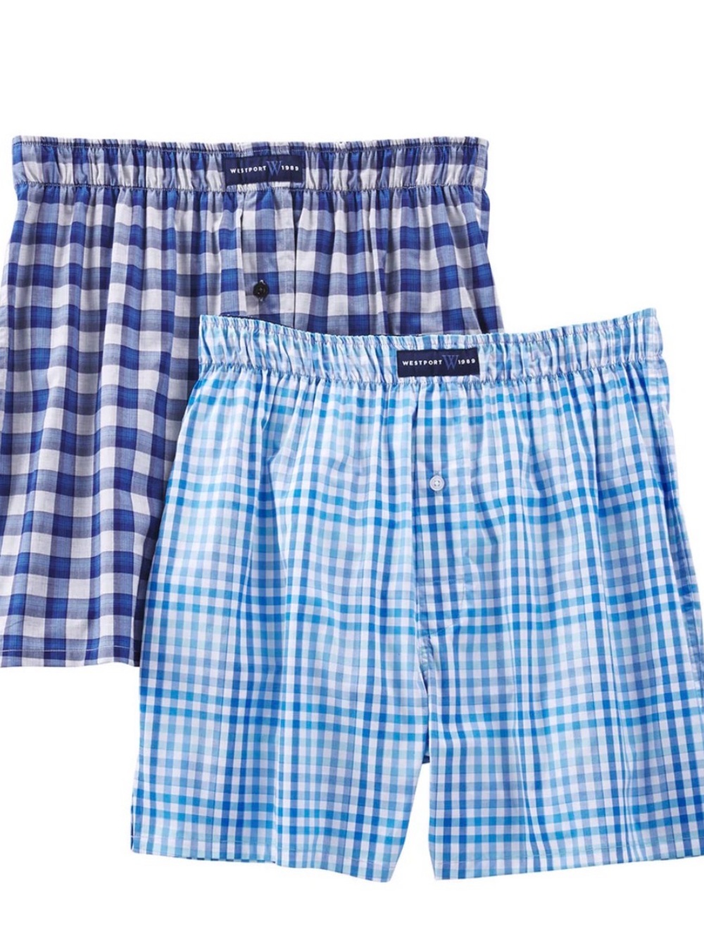 Westport Big & Tall Luxe Cotton Woven Boxer Shorts 100% Cotton 4XB (2 two-packs)